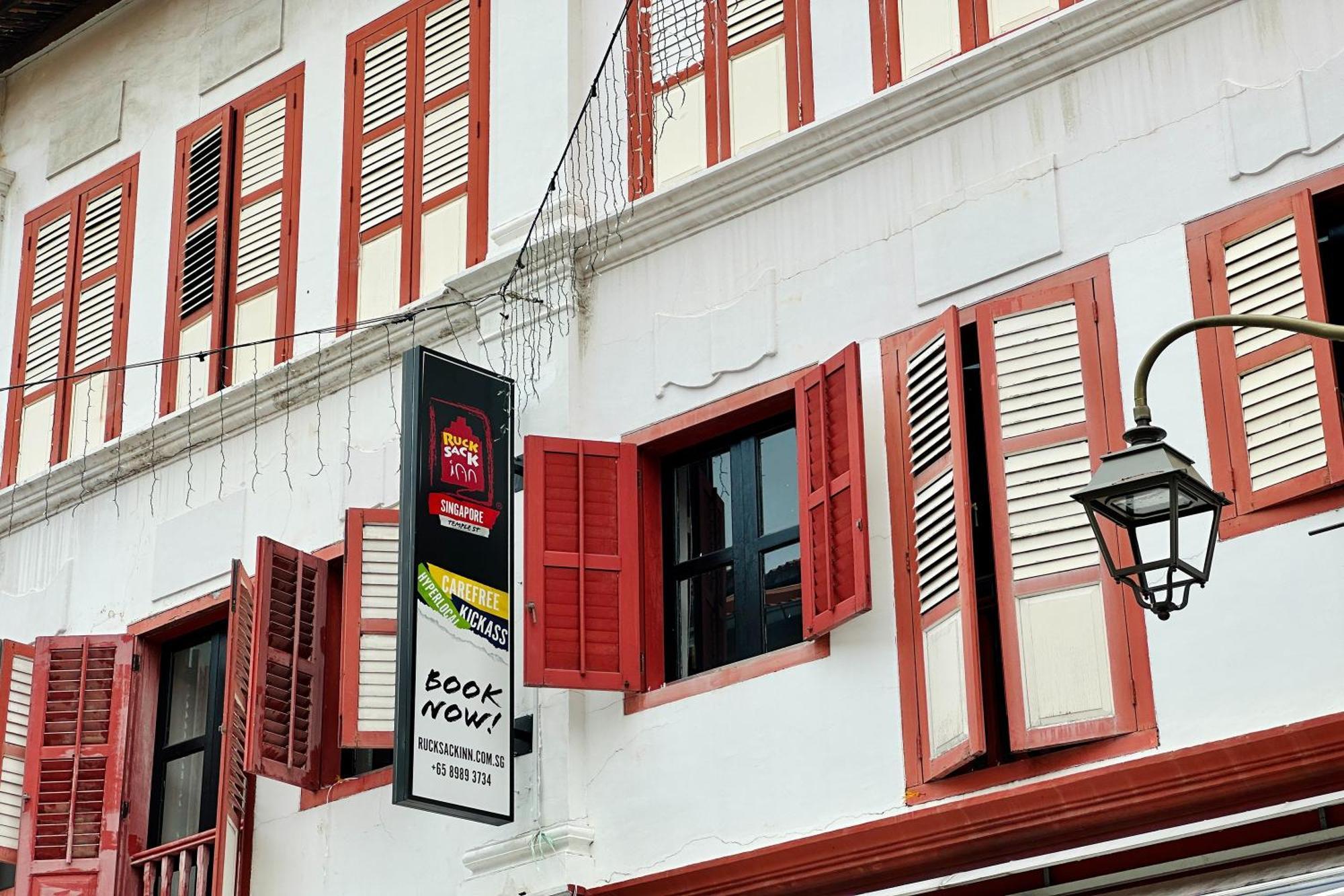 סינגפור Rucksack Inn Temple Street מראה חיצוני תמונה