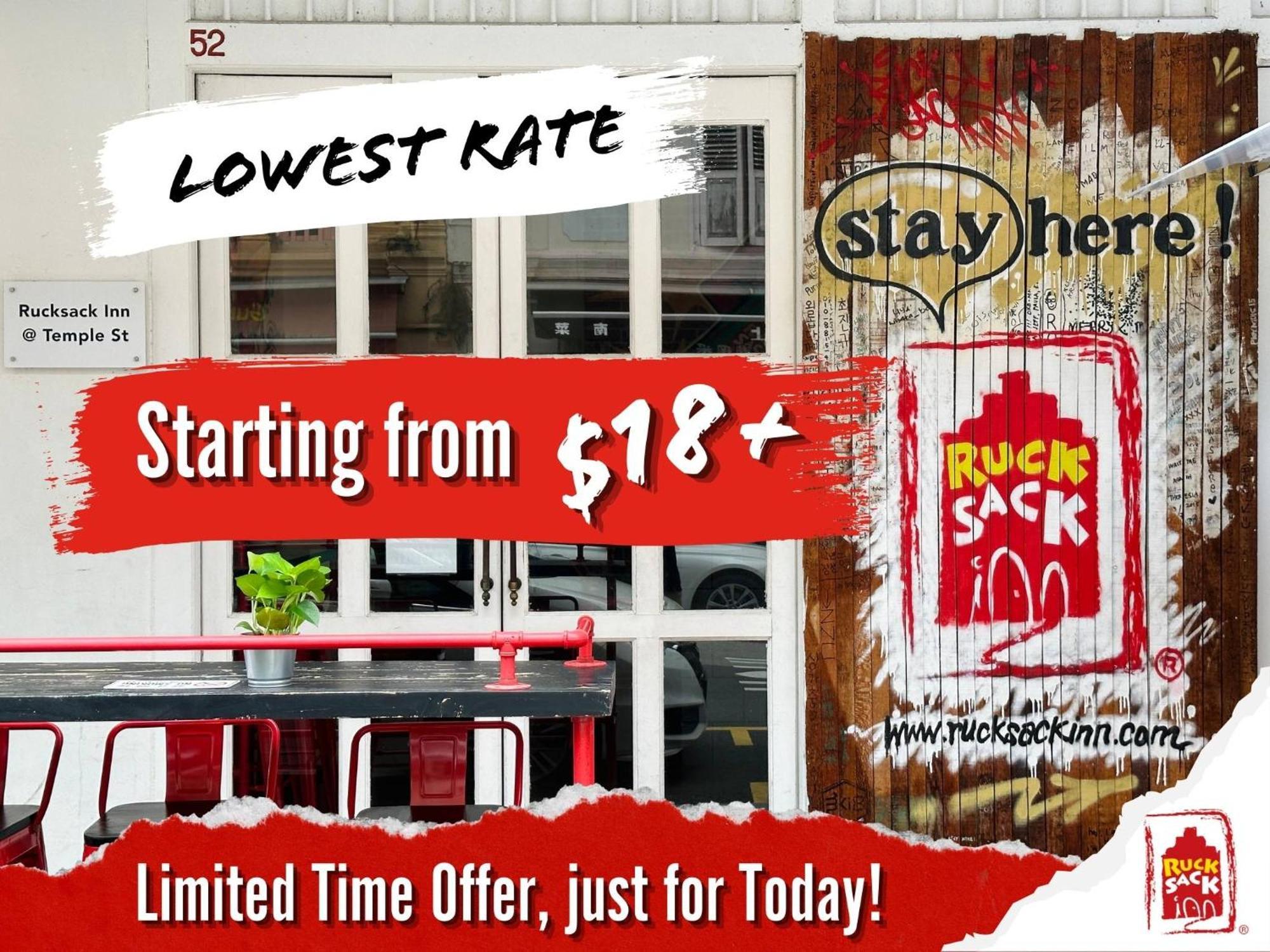 סינגפור Rucksack Inn Temple Street מראה חיצוני תמונה